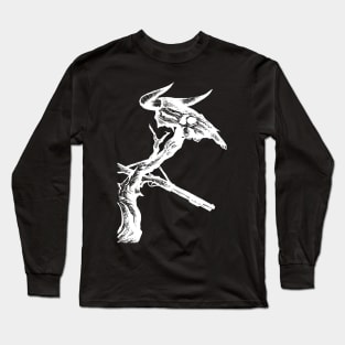 The End of The Beast (White on Black) Long Sleeve T-Shirt